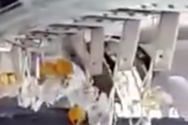 DAALLO Airlines hole blast in fuselage