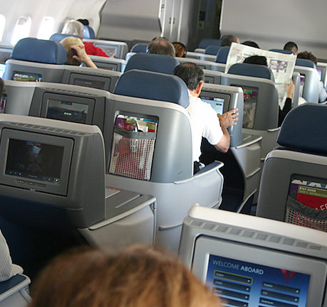 View of Business Elite Cabin From Seat 9D
