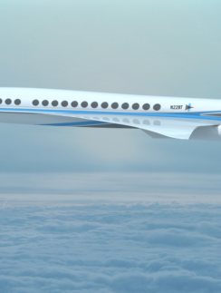 Boom supersonic airplane