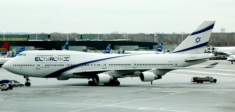 El Al Boeing 747-400 airplane