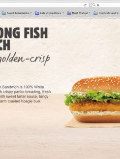 Long Fish Sandwich