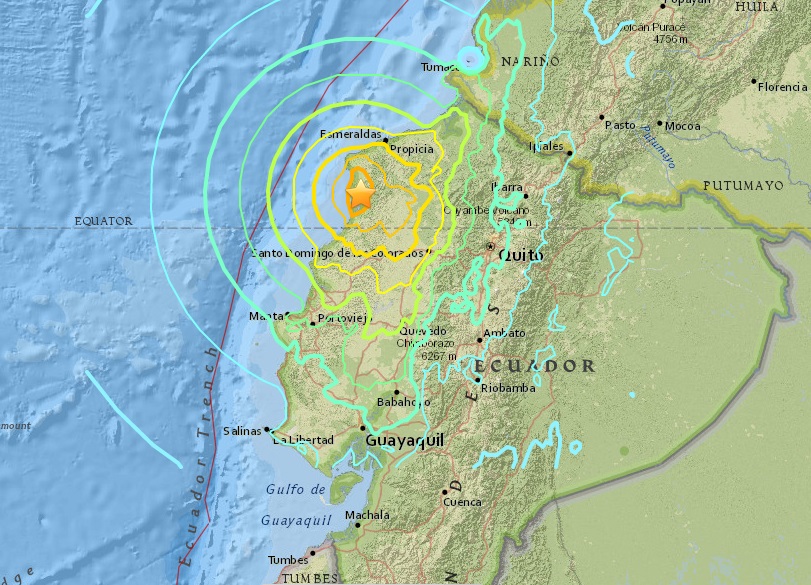 Ecuador earthquake April 2016
