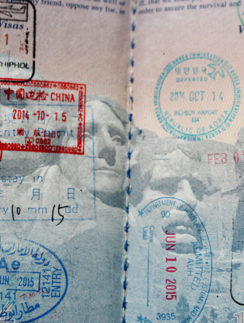 passport stamps