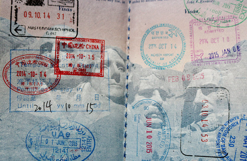 passport stamps