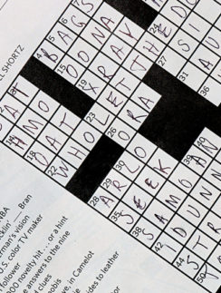 Crossword puzzle