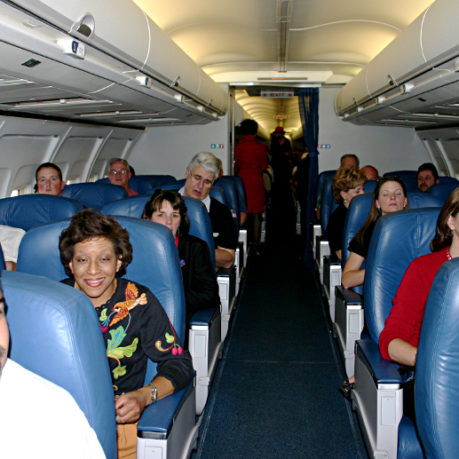 Delta Air Lines bankruptcy emergence inaugural flight