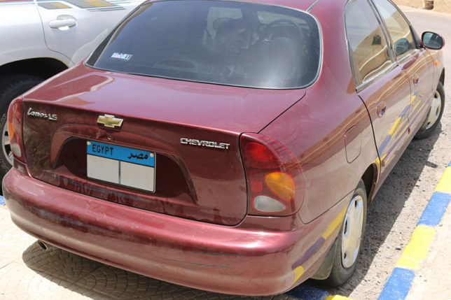 Chevrolet Lanos LS rental car in Egypt Avis