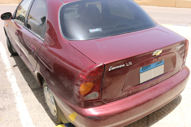 Chevrolet Lanos LS rental car in Egypt Avis