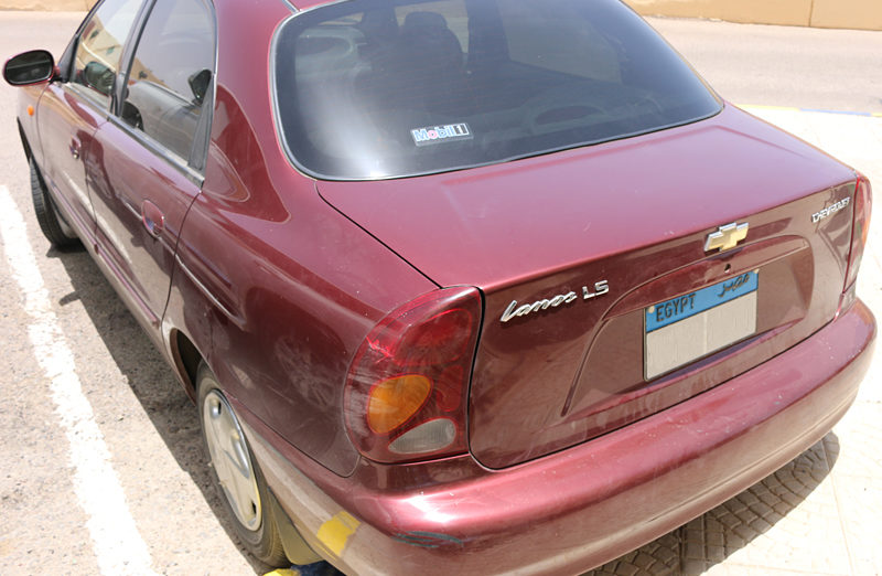 Chevrolet Lanos LS rental car in Egypt Avis
