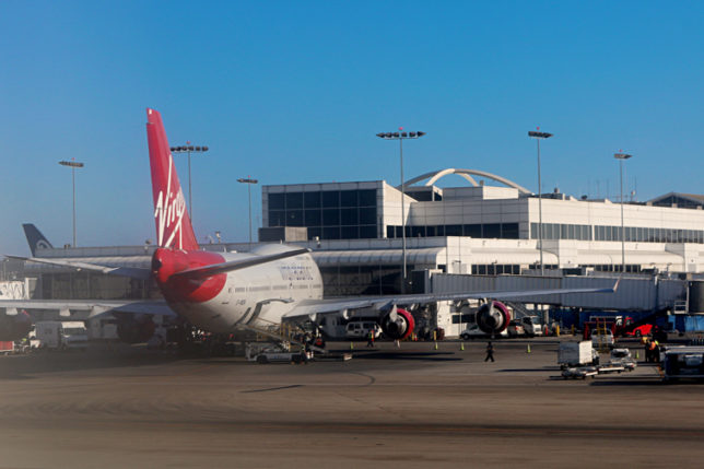 Los Angeles International Airport gates Virgin
