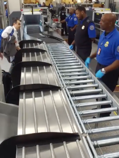 Innovation Lanes airport security checkpoint