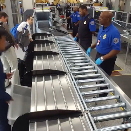 Innovation Lanes airport security checkpoint