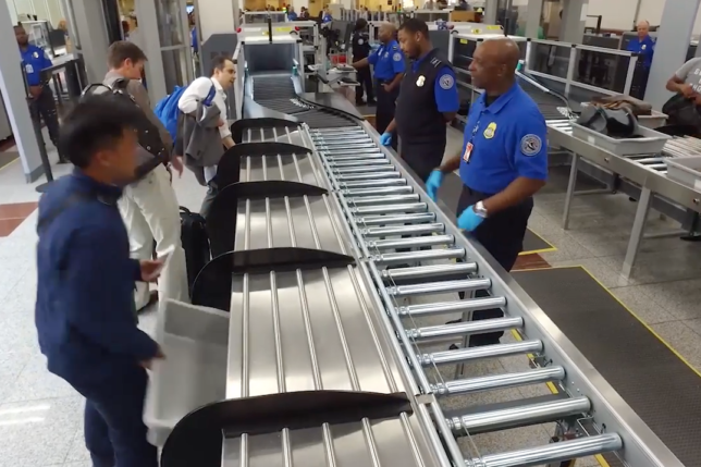 Innovation Lanes airport security checkpoint