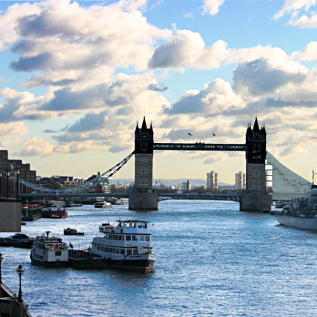 Tower Bridge and the Thames River London