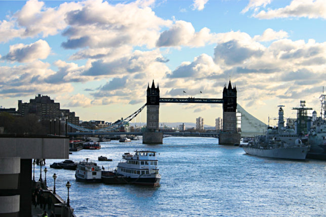 Tower Bridge and the Thames River London