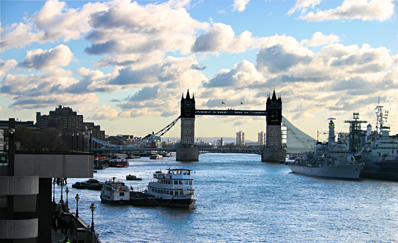 Tower Bridge and the Thames River London