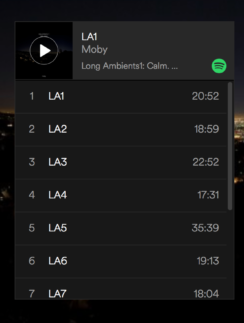 Music to relax or sleep