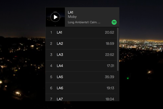 Music to relax or sleep