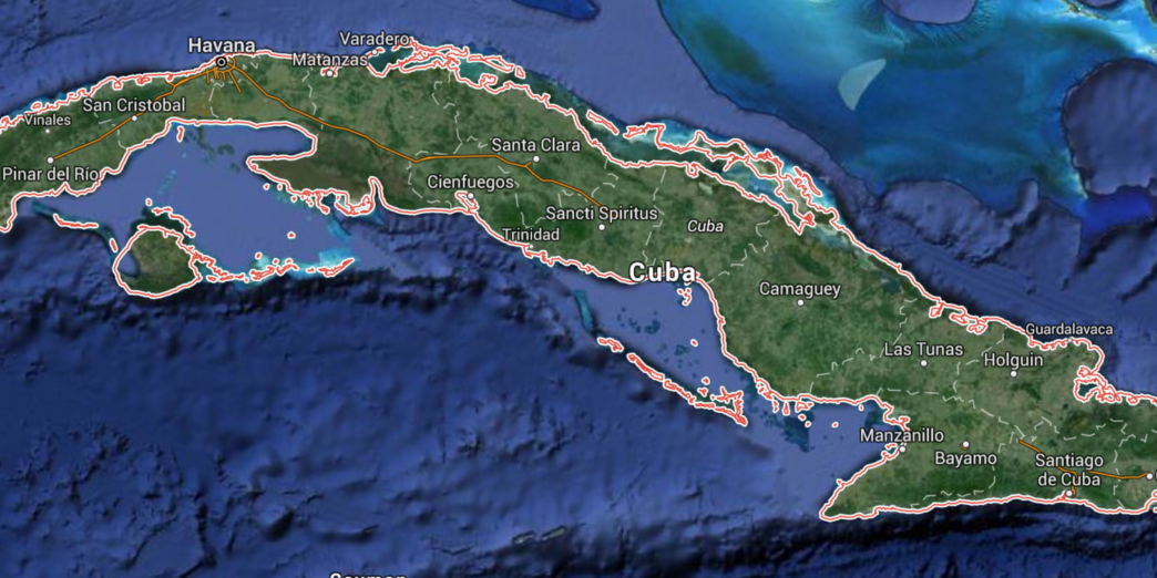 Cuba map