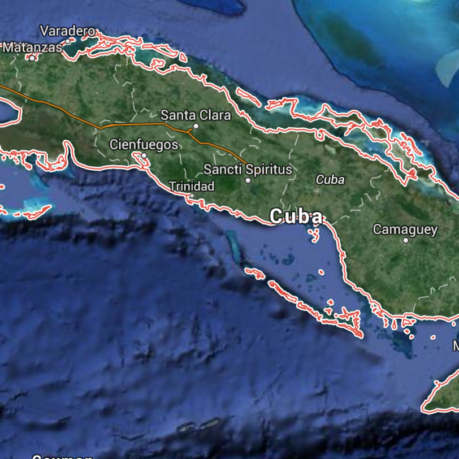 Cuba map