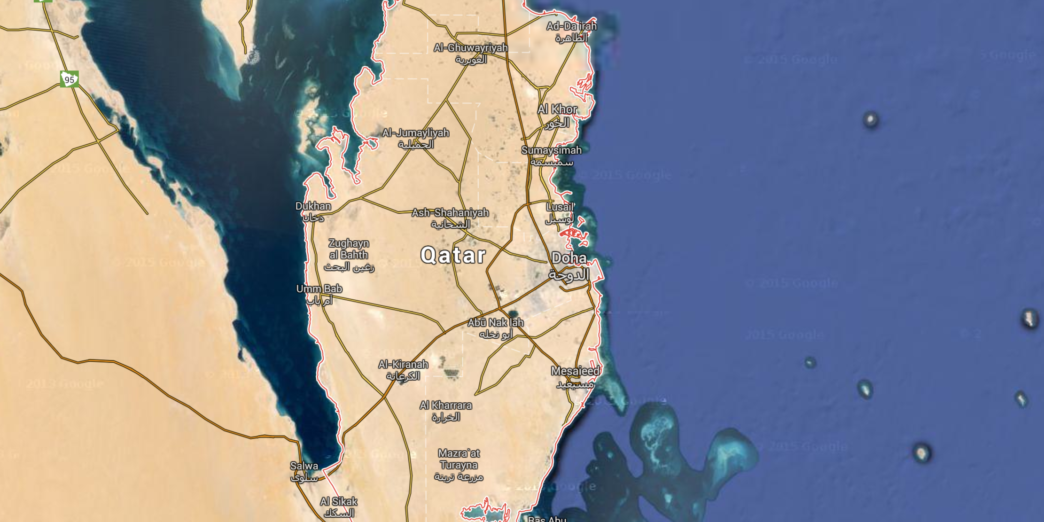 Qatar map