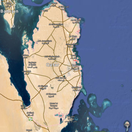 Qatar map