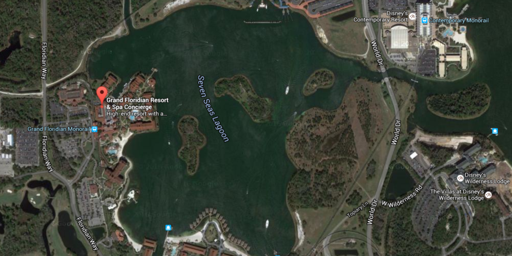 Seven Seas Lagoon at Walt Disney World