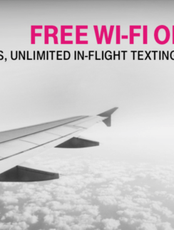 T-Mobile free Wi-Fi during flight
