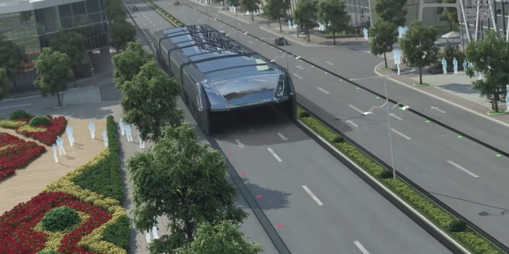 Transit Elevated Bus from China