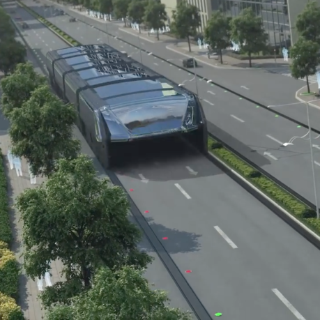 Transit Elevated Bus from China