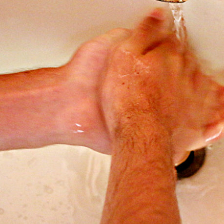 Wash hands