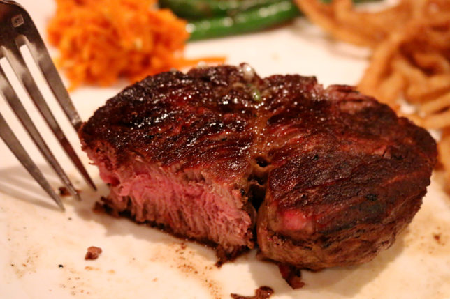 Bern’s Steak House restaurant Tampa filet mignon