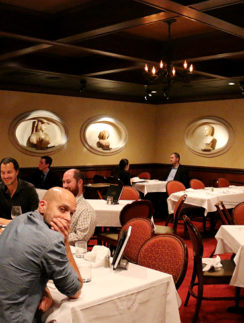 Bern’s Steak House restaurant Tampa dining room