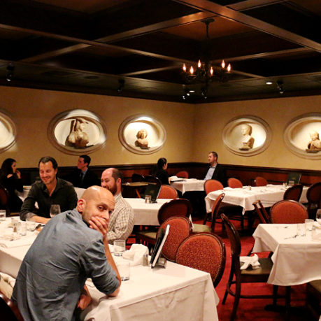 Bern’s Steak House restaurant Tampa dining room