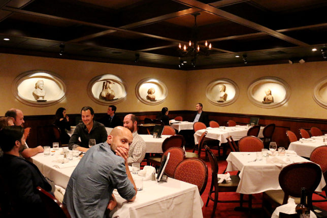 Bern’s Steak House restaurant Tampa dining room