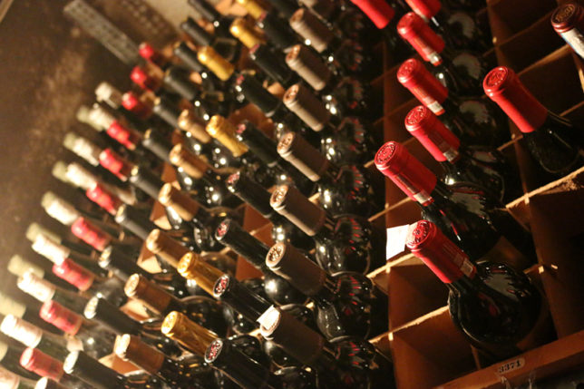 Bern’s Steak House restaurant Tampa wine cellar