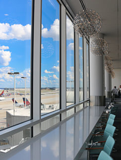 Delta Air Lines Sky Club Concourse B Atlanta airport