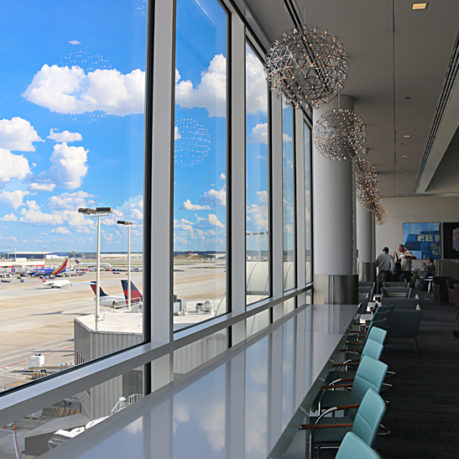 Delta Air Lines Sky Club Concourse B Atlanta airport