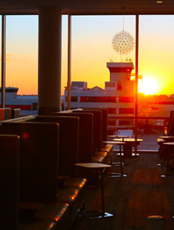 Delta Air Lines Sky Club Concourse B Atlanta airport