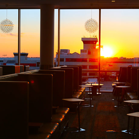 Delta Air Lines Sky Club Concourse B Atlanta airport