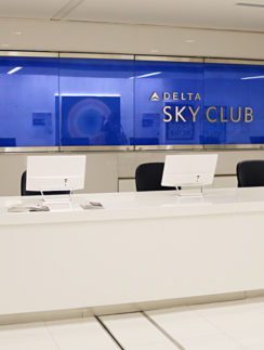 Delta Air Lines Sky Club Concourse B Atlanta airport