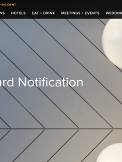 Security data payment card breach