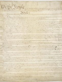 Constitution first page