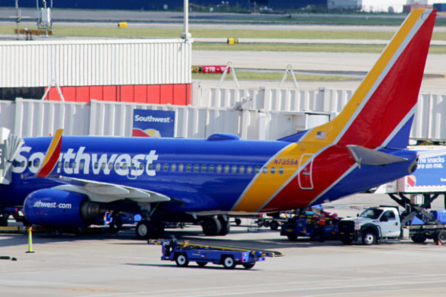 Southwest Airlines Boeing 737-7H4 aircraft