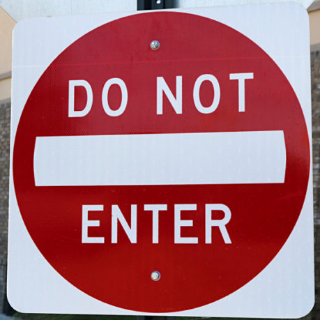Do Not Enter sign
