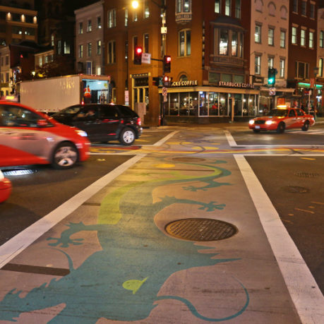 Seventh Street and G Street intersection District of Columbia Chinatown Washington