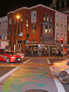 Seventh Street and G Street intersection District of Columbia Chinatown Washington
