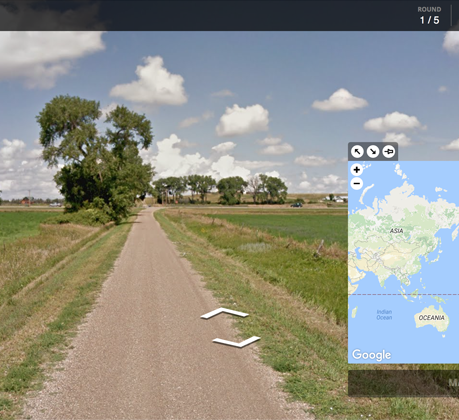 GeoGuessr Google Maps game