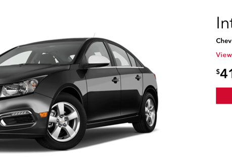 Chevrolet Cruze One-Way car rental rates