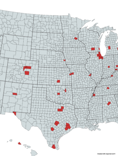 146 Most Populous Counties in the United States